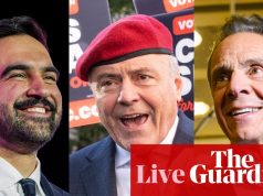 NYC मेयर चुनाव लाइव: ममदानी, कुओमो और स्लिवा मतदान समाप्ति के बाद नतीजों का इंतजार कर रहे हैं | ज़ोहरान ममदानी