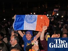 ‘जैसे हमने चैंपियनशिप जीत ली’: न्यूयॉर्कवासियों ने खुशी, आंसुओं और डीएसए मंत्रोच्चार के साथ ममदानी की जीत का जश्न मनाया | न्यूयॉर्क