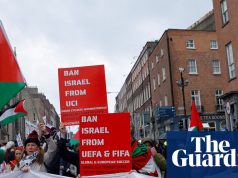 आयरिश फुटबॉल प्रमुखों ने यूरोपीय प्रतियोगिता से इज़राइल पर यूईएफए प्रतिबंध लगाने की मांग करते हुए वोट पारित किया | यूएफा