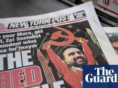 न्यूयॉर्क पोस्ट का ममदानी विरोधी फ्रंट पेज हिट है – उनके समर्थकों के साथ | ज़ोहरान ममदानी