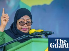 तंजानिया के हसन को चुनाव में भारी विजेता घोषित किया गया जिसके बाद हिंसक विरोध प्रदर्शन शुरू हो गया | तंजानिया