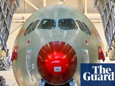 क्वांटास ने अल्ट्रा लॉन्ग रेंज एयरबस की तस्वीरें जारी कीं जो सिडनी से लंदन और न्यूयॉर्क तक बिना रुके उड़ान भरेगी क्वांटास