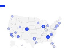 मानचित्र: सरकारी शटडाउन के दौरान हवाईअड्डे द्वारा रद्द की गई उड़ानें