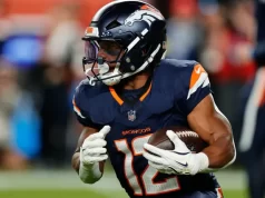 क्या आरजे हार्वे खेल रहे हैं? ब्रोंकोस रूकी आरबी टीएनएफ पर एक अजीब सा नो-शो