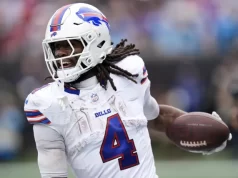 बफ़ेलो बिल्स से जेम्स कुक की चोट का अपडेट आरबी के सप्ताह 10 की स्थिति के लिए परेशान करने वाला है