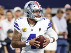 काउबॉयज़ डक प्रेस्कॉट को मंडे नाइट फ़ुटबॉल के पहले भाग में देर से बाएं पैर की चोट के बारे में पता चला