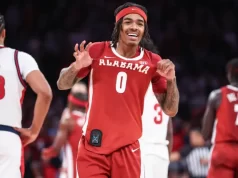 नंबर 15 अलबामा ने पांचवें स्थान पर रहे सेंट जॉन्स को 103-96 से हराकर एमएसजी को हराया